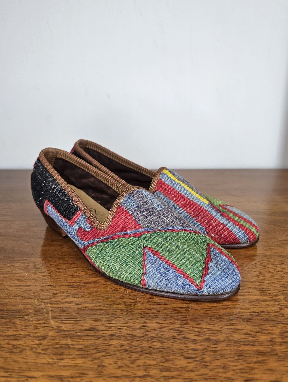 VTG The Nomadic Collection Kilim Slip-On Loafers